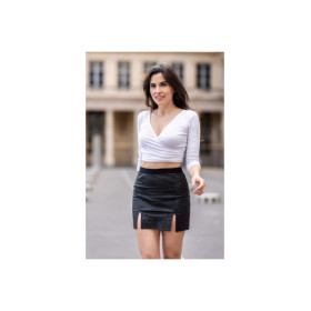 Jupe courte noir Stella 